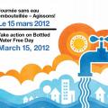 bottled water free day poster